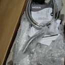 Moen Engage Multi-Function Handshower and Rainfall Shower Head Trim Combo with Handle, Tub Spout, Metal Hose and Valve, Brushed Nickel, 82304SRN