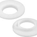X AUTOHAUX 2 Pcs Front Lower Suspension Coil Spring Insulator E8TZ-5414-B for Ford F150 F250 F350 Super Duty Lower Spring Insulator Upper Bracket Insulator RWD Model Only