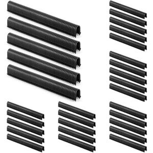 Beeveer 1650 Pcs Pex Pipe Staple for Foamboard Stapler 1.65″ Staples for 1″ and 2″ Foam Board, Binding Various Floor Heating Pipes, Black (Pex Stapler Not Included)