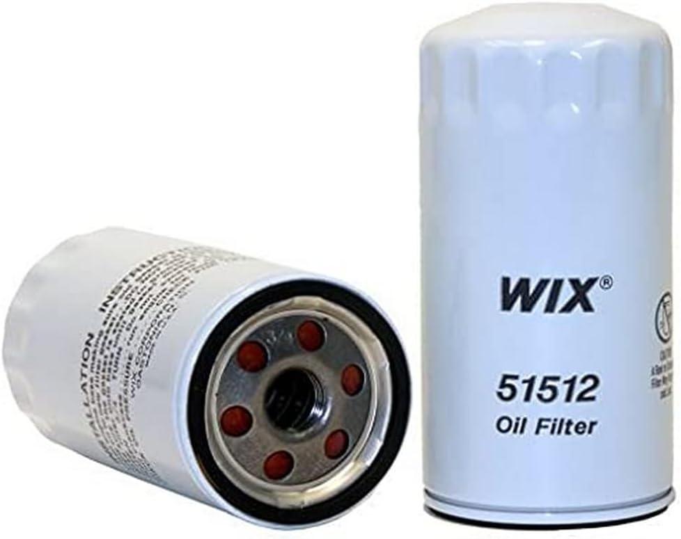 WIX 51512 Oil Filter Replacement, Built for Synthetic and High Mileage Oil - Compatible with Nissan Diesel Cars and Trucks (65-86), Toyota (71-73), Nissan Forklifts, Ford Tractors, Komatsu