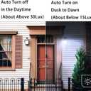 Aukora Dusk to Dawn Light Bulb, 12W (100-Watt Equivalent) Smart Sensor Light Bulbs Super Bright E26 Automatic On/Off Security Lights Outdoor/Indoor for Porch Garage Garden Patio(Cool White 2 Pack)