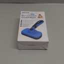 Swihauk Self Cleaning Slicker Brush - Skin Friendly Deshedding Grooming Tool for Dogs & Cats, Suitable for Shedding & Haired Pets, with Pet Supplies Accessories, Blue