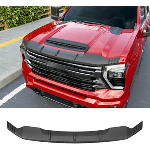Hood Protector Compatible with 2020-2026 Chevy Silverado 2500HD 3500HD Hood Deflector Upgraded TPE Shield Replacement for 2020-2026 Chevy Silverado Accessories