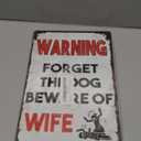 Man Cave Signs Garage Decor For Men Tin Signs Forget The Dog Beware Of Wife Sign Funny Bar Signs Garage Accessories For Man Cave Metal Signs For Garage Decorations Cool Mancave Stuff For Men 8x12 Inch (06)