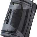 Samsonite Andante 2 Wheeled Duffel Bag 22-Inch Durable Rolling Luggage with Inline Skate Wheels, Push-Button Handle & Spacious Compartments Travel-Friendly and Lightweight -  Riverrock/Black
