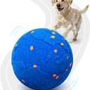 Interactive Dog Ball, Pet Toy Balls Automatic Moving & Bouncing Toys for Small Medium Large Dogs, Solid E-TPU & IPX7 Waterproof, Active Rolling Puppy Toy for Exercise and Boredom Relief(Blue)