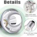 VIHOSE 16 Pack Heat Lamp Bulbs 250 Watt, R40 E26, Silver