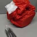 Juegoal Christmas Inflatables Outdoor Decorations, 5FT Inflatable Xmas Hat, Lighted Blow Up Giant Red Hat with Built in LED Lights, Light Up Holiday Winter Roof Lawn Yard Garden Decor