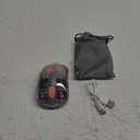 Creative Transparent Wireless Mouse, Dual Bluetooth & 2.4GHz for Multi Device, USB-C Receiver Ideal for MacBook/Laptops, Rechargeable, Silent, Portable, Cool LED, Ergonomic - Grey