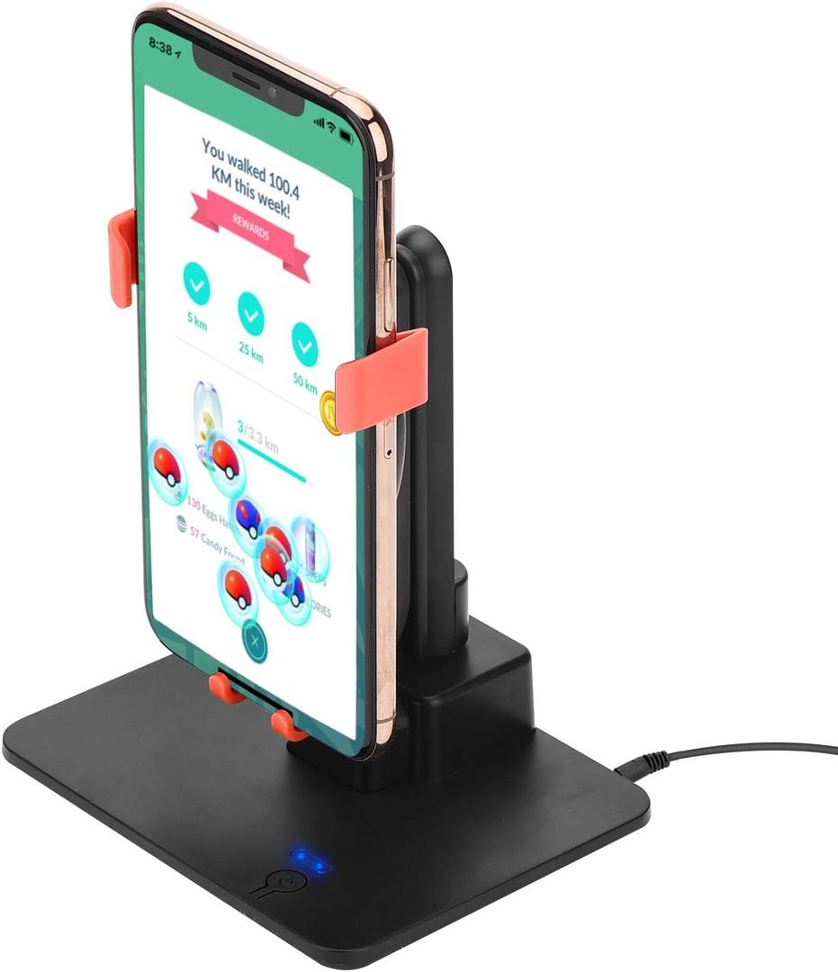 FUNTECK Adjustable Phone Swing Device Perfect for Hatching Eggs or Buddy Candy in Pokémon Go, Compatible with iOS and Android