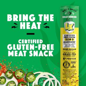 Spicy Jalapeo Beef Sticks by LK Snacks 12 Pcs 10/16/2026