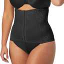 Maidenform womens Nipper Ultra Firm Control Trainer waist shapewear, Black, Small US
