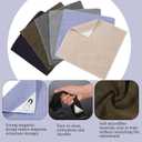 6 Pack Magnetic Whiteboard Cleaning Cloth Extra Strong Magnetism 10'' X 10'' Colorful Microfiber Dry Erase Cloth Reusable Washable Whiteboard Eraser for Classroom, Home and Office Use(Dark Color)