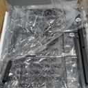 Furologee Nightstand Set of 2, Black Oak, with Charging Station and USB Ports, Side Tables with 2 Fabric Drawers, Bedside Tables with Storage Shelf & Hooks, for Living Room/Bedroom (2 pc(11"D x 14.96"W x 23.6"H))