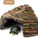 Reptile Hide Cave - Naturalistic Terrarium Dcor for Reptiles and Amphibians, Safe & Comfortable Hideout