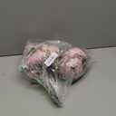 Duovlo Springs Flowers Artificial Silk Peony Bouquets Wedding Home Decoration,Pack of 1 (Spring Light Pink) (20.87*3.5)