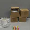 Mifoci 14 Pcs Make Your Own Mug Painted Ceramic Mugs to Paint Kit You Can Decorate Coffee Cup Decorating Kit DIY Ceramic Cup for DIY Create a Keepsake Gift Craft Project for Drinking