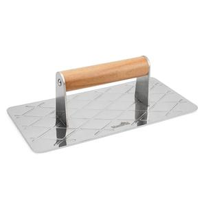 Stanbroil Stainless Steel Bacon Press for Griddle, 9” x 4.5”Rectangular Grill Press BBQ Professional Griddle Accessories, Non-Stick Burger Smasher for Flat Top Cooking