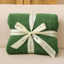 bearberry Super Soft Fluffy Throw Blanket Lightweight Cozy Warm Bed Blankets for Couch Bed Sofa All Season (Avocado Green, 60”x80”)