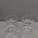 4 Pcs Ribbed Coupe Glasses, 10 oz Large Vintage Martini Glass Set, Unique Margarita Glass, Classic Cocktail Galssware, Ribbed Bar Drinking Glasses Set for Cocktail, Wine, Champagne, Espresso & Gift