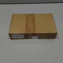 Wood Riser Small Decorative Tray Sink Soap Dish, Vanity Tray Pedestal Stand 9 x 5.9 inches (Dark Brown)