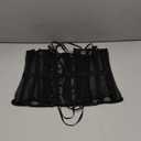 Mesh Corset Waist Trainer for Women - Underbust Corset Lace Up - Waist Cincher Shapewear - Body Shaper (Large, Black)