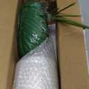 Der Rose 28'' Artificial Palm Tree Tall Fake Tropical Faux Trees Indoor and Outdoor for Home Bathroom Porch Outside Patio Decor (White Pot)