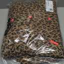 Amazon Essentials Girls and Toddlers' Long Heavyweight Hooded Puffer Jacket (Medium, Camel Cheetah Print)