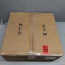 Retractable Ceiling Fan, 42 Inch Chandelier Ceiling Fans with Light, Modern Fandelier Ceiling Fan for Bedroom Living Room Dinning Room, Reverse Motor, 3 Color Temperature, 6 Wind Speed-Black