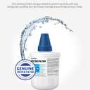 Samsung HAFCU1/XAA Genuine Refrigerator Water Filter, Reduces 99% of Harmful Contaminants for Clean, Clear Drinking Water, 6-Month Life, Easy Install, Pack of 1