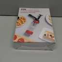 Cookie Press Set, Churro Maker with 12 Discs and 10 Cake Decorating Tips, Cookie Press for Biscuit and Churro, White