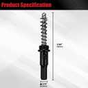 ANGELSWORD 6-1/4 Inch Hole Saw (Bi-Metal) Arbor to Use Dust Bowl