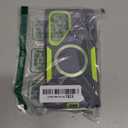 Designed for Samsung Galaxy S24 Ultra Case,Magnetic,Double Drop Protection Heavy Duty,Compatible with MagSafe,Dustproof,No Fading, No Yellowing,for Men Women,Grey Green