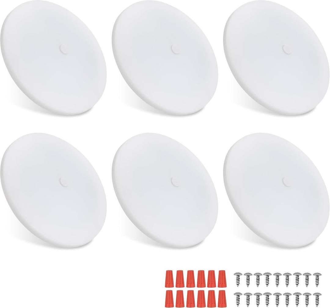 RVZONE RV Led Lights Interior, 5 Inch RV Ceiling Dome Light 3 Color Dimmable 12v Led Lights Fixture RV Puck Lights for Camper Motorhome Boat Fifth Wheels Trailer Van(Warm Cool Natural)