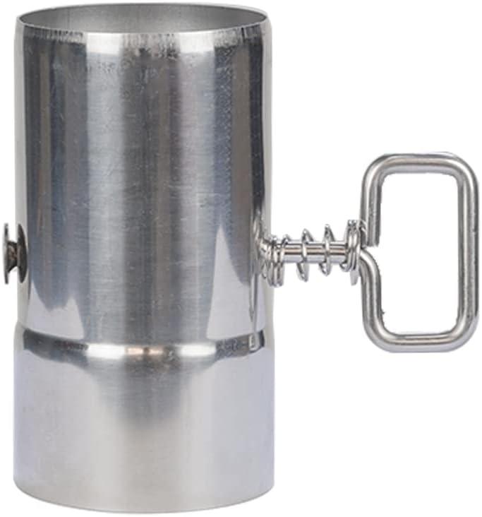 FireHiking Stove Pipe with Damper 2.36 inch Control Stainless Steel Chimney Pipe for Vent Smoke & Exhaust