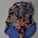 La Blanca Women's Multi Strap Cross Back One Piece Swimsuit, Multi/ / Tropidelic Paisley, 16