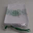 8 Pack, 16" x 11" Large White Serving Trays Set - Reusable Plastic Serving Platters for Cookie, Appetizer, Charcuterie, Snack, Dessert, Party Food Display - Stackable Kitchen CounterTop Tray, BPA Free