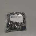 Bottle Cap Co 100-Piece Crown Bottle Caps, Shiny Silver Linerless