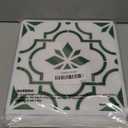 MORCART 7.87" x 7.87" Peel and Stick Floor Tile, 20-Pack Self-Adhesive DIY Vinyl Flooring for Renters, Removable and Waterproof Tile Sticker for Bathroom, Kitchen, Staircase (Green)