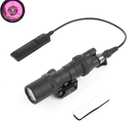 M300B IR Flashlight, No Logo Style Tactical IR Flashlights with Rear Wing Switch & Remote Pressure Switch for 2 Lighting Modes, Fit for 20mm Picatinny Rail