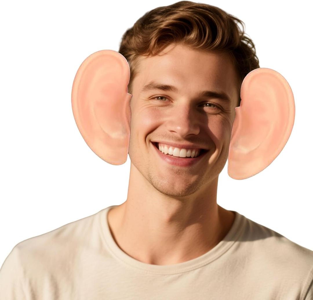Oversized Big Fake Ear Jumbo Ears Funny Headband for Adult Men Women Halloween Costume Party Accessories Decoration