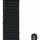 Naturehike Sleeping Mat slightly 6,5 cm Thick, Single Sleeping Mats, Inflatable Air Cushion Outdoor Compact and Moisture Proof for Hiking, Backpacking, Camping (Black)