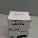 iwillink 4 Pack Outdoor Extension Cord Cover Waterproof - Weatherproof Electrical Connection Box for Outdoor Outlet, Plug, Socket, Christmas Holiday Decoration, Power Tool, Black