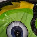 Geefuun Tropical Toucan Inflatable Pool Float Ride On Beach Swimming Rings - Hawaiian Luau Themed Water Toys Party Supplies for Kids Adults