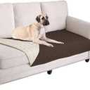 Ameritex Waterproof Dog Bed Cover Pet Blanket for Furniture Bed Couch Sofa Reversible (30x70 Inch (Pack of 1), Chocolate+beige)