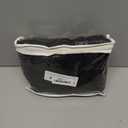 Bed Skirt Queen Size Wrap Around Style by Comfort Beddings 100% Cotton Blend Fabric, Premium Tailored Fit 1pc Bedskirt Queen Size 16" Drop Length Black Solid