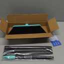 KeFanta Outdoor/Indoor Broom for Floors, 53" Long Handle Angle Broom for Sweeping Indoor Concrete Courtyard Garage Patio Home Kitchen Office Lobby