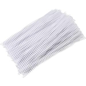 100PCS Spiral Binding Coils 4:1 Pitch with 48 Loops, 8mm Diameter Plastic Binding Spines for A4 Paper, 40 Sheets Capacity (White)