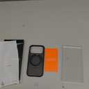 TORRAS 360 Magnetic Stand for iPhone 17 Pro Case, [Fit for MagSafe] [Rotatable Ring Kickstand] [4X Mil-Grade Shockproof] Slim Phone Cover, Camera Button, Obsidian Black, Translucent, Ostand O3 Fitness