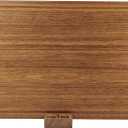 Solid Teak Wood Cutting Board - Single/One Piece Design Wooden Choping Boards Non Glued Knife-Friendly Durable Chopping Block for Kitchen Meat Vegetable Chese 14 x 9.5 IN (Includes Stand)